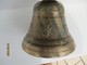 Delcampe - OBERTINO ANCIENNE CLOCHE DE VACHE En BRONZE COLLIER CUIR GRAVEE LABERGEMENT ST MARIE DOUBS BELLE SONORITE MELODIEUSE - Campanas