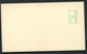 UX39 S56-2var Postal Card ADD. INVERTED SURCHARGE LOWER CENTER + ON BACK Mint Xf 1952 - 1941-60