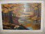 ART,peinture Sur Panneau Bois Originale 1947,peinture,BAIARD,paysage Isere,ruisseau,montagne,campagne,tableau - Olii