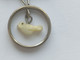 PENDENTIF COLLIER Long 41 Cm Avec Oiseau NACRE Sculpté  Poids 4,08 Grammes - Colgantes