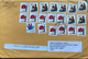USA 2022, SQUAREL, FLOWER ROSE TO TOTAL 20 STAMPS!! 16 STAMPS FV 4.60$ WITHOUT CANCELLATION COVER USED TO INDIA - Lettres & Documents