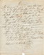 BELGIQUE - DEBOURSE QUIEVRAIN AU VERSO D'UNE LETTRE AVEC TEXTE, 1854 - Sborsati