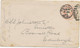 GB 1902 QV 1d Pink Envelope W Duplex "CHELSEA / S.W. / 11 / 7"  To EDINBURGH (POSTMARK-ERROR) - Storia Postale