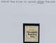 Ireland 1922-23 Thom Saorstát 1s Bistre-brown, Variety  "Offset On Reverse" Mint Hinged - Ungebraucht