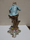 Antigua Figura De Porcelana De Un Hombre. Hecha Por Ernst Bohne Söhne. EBS. Rudolstadt; ALEMANYA. - Sonstige & Ohne Zuordnung