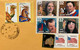 USA 2022,CAMEL ,HORSE,DEER ,OPERA SINGER 4 DIFFERENT FAMOUS,FLAG ,LAMP 9 STAMPS COVER TO INDIA - Covers & Documents