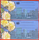 United Nations New York 2001 / Aerogramme, Air Mail / Flowers, Rose, Pidgeon, 70 C / Stationery - Luftpost