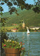 STIFT OSSIACH AM OSSIACHERSEE - BLICK VOM SEEBAD BODENSDORF  - F.G. - STORIA POSTALE - Ossiachersee-Orte