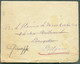 King Edouard ½p. + 1p. (pair) Cancelled MAHARAJ RAMRANBIRGANJ BAZAR On The Back Of A Cover 1 Sept. 1905 To Brussels (Bel - 1902-11  Edward VII