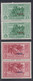 1932 Insieme Di 4 Valori In Coppiole Sass. N° 19-22 MNH** Cv 280 - Egée (Patmo)