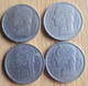 BELGIË / REGENTSCHAP : 4 X 5 FR 1948 FR+49VL+50 VL&FR: - 5 Francs