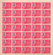 India 1957 International Red Cross Conference ( Henri Dunant & Emblem ) , 35 Stamps Sheet MNH (**) Inde Indien - Neufs