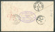 E.P. Enveloppe 2a. 6p. Orange Cancelled CALCUTTA  F. 23 Sept. 1891 To Paris (FRANCE) + Red Cds MODANE A PARIS - Verso Ov - 1882-1901 Empire