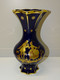 *GRAND VASE PORCELAINE De LIMOGES BLEU De FOUR MARQUIS MARQUISE Dorés LOURDES E - Limoges (FRA)