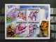 Central African Republic 2002 Olympic Winter Games Salt Lake City Luge Skiing Ice Hockey Skating 4 S/S MNH - Winter 2002: Salt Lake City