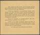 Roumanie - Rumänien - Romania Document 1958 Y&T N°DP(1 à 3) - Michel N°PD(?) Nsg - Propagande Anticommuniste - Briefe U. Dokumente
