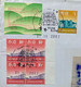 HONG KONG 2002, HIGH VALUE 10$ ,TIGER BULL, ATM SELF ADHESIVE,BUILDING,VIEW OF CITY 6 STAMPS USED COVER TO INDIA - Covers & Documents