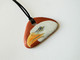 American Bald Eagle Hand Painted On A Terracotta Tile Pendant - Animals