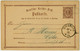 ALLEMAGNE / DEUTSCHLAND - 1875 Einkreisstempel "SIEGBURG" Auf 1/2Gr. GS Postkarte - Covers & Documents