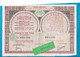 1952 / Actions Obligations / Tableau Amortissement / MAROC Rabat / Empire Chérifien - D - F