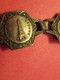 Bracelet Métallique Argentée Ancien De 20 Cm/ Monuments De Paris / Art Déco/ Filigrane Déposé/Vers 1920    BIJ123 - Collares/Cadenas