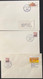 MACAU-CANADA 1987 CAPEX"87 COMMEMORATIVE CANCELATION ON 3 COVERS - Brieven En Documenten