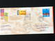 MACAU HONGKONG 2004 STAMP EXHIBITION COMMEMORATIVE CANCELLATION ON OFFICIAL COVER USED - Brieven En Documenten