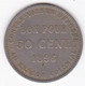 Ile De La Réunion, Bon Pour 50 CENTIMES 1896 . Cupro Nickel, Lec# 41 - Riunione