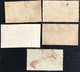 MACAU 1917 REVENUE STAMPS LOT OF 5 ALL USED, PLEASE SEE THE PHOTO - Other & Unclassified