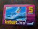 ST MARTIN  INTERCARD  / ROBERT DAGO- VOILLE        5  EURO /   INTER 144 / USED  CARD    ** 10209 ** - Antille (Francesi)