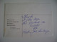 FIFA CARD AND ENVELOPE MANUSCRIPT TEST AND SIGNED BY PRESIDENT JOAO HAVELANGE IN 1981 - Authographs