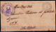ROMANIA 1895 LETTER SENT  IN 3/8/1895 FROM FLAMANZESTI TO PITESCI VF!! - Covers & Documents