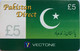 DIFFERENT : VEC01 5L Vectone PAkistan Direct , Pakistan Flag USED - Sonstige & Ohne Zuordnung