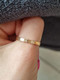 Gold Ring With Cubic Zirconia - Bagues
