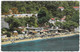 CPSM COLORISEE EZE SUR MER, LA PLAGE, Format 9 Cm Sur 14 Cm Environ, ALPES MARITIMES 06 - Eze