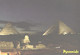 Egypt:Giza, The Great Sphinx And Keops Pyramid At Night - Piramiden