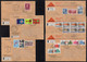 LUXEMBOURG / 1966-1969 LOT DE 12 LETTRES RECOMMANDEES POUR LA FRANCE / 2 IMAGES (ref 9200F) - Brieven En Documenten