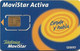 Spain - Telefonica Movistar - Movistar Activa, Espiral Amarilla #2, GSM SIM2 Mini, Mint - Telefonica