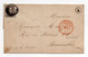 !!! BELGIQUE, N°3 SUR LETTRE DE VILVORDE POUR BRUXELLES DU 30/12/1850. SANS TEXTE - 1849-1850 Medaillen (3/5)
