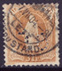 Schweiz Suisse 1901: 14 Vertikalzähne KZ II Zu 72E Mi 64YD Yv 77 (3 Fr) ⊙ GENÈVE 1.VII.04 Avec PERFIN (Zu CHF 30.00) - Perforadas