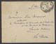 1917 Courrier SM à Attaché Ministre Industrie Et Travail Belgique à St Adresse Cover Ww1 Wk1 Cachet Armée Belge FM - Army: Belgium