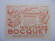 Buvard Moutarde BOCQUET - Illustration Collection Des Photos Animaux - Moutarde DIJON - Mosterd