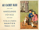 Petit Calendrier Ancien Publicitaire Illustrateur CALVET ROGNIAT 1953 * Au Cachet Bleu Maroquinerie Nantes * Calendar - Formato Piccolo : 1941-60