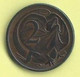 M012 - AUSTRALIË - AUSTRALIA - 2 CENT 1966 - Autres & Non Classés