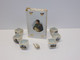 *SERVICE LIMOGES NAPOLEON FLASQUE & 6 PETITS VERRES CAMPAGNES NAPOLEONIENNES  E - Limoges (FRA)