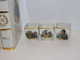 Delcampe - *SERVICE LIMOGES NAPOLEON FLASQUE & 6 PETITS VERRES CAMPAGNES NAPOLEONIENNES  E - Limoges (FRA)