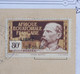 16 FRANCE A E F. BELLE CARTE RRR 1942 BRAZZAVILLE MOYEN CONGO GEN DE GAULLE + N° 140A +AFFRANCH. PLAISANT - Briefe U. Dokumente