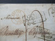 Delcampe - AD Preussen 1868 Teilbrief Stempel Ra3 Aachen Bahnhof Und Roter K2 Prusse Lille Und Ra2 Affranchissement Insuffisant - Briefe U. Dokumente