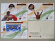 India 2021 Tokyo Olympics 2020 (Limited) Badminton Boxing Javlin Weightlifting Hockey Postcard 7 Medals (**) Inde Indien - Covers & Documents