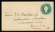 Ganzsache Umschlag 1921 Envelope Indien India Postage, Stempel Allahabad Uttar Pradesh Half Anna - Buste